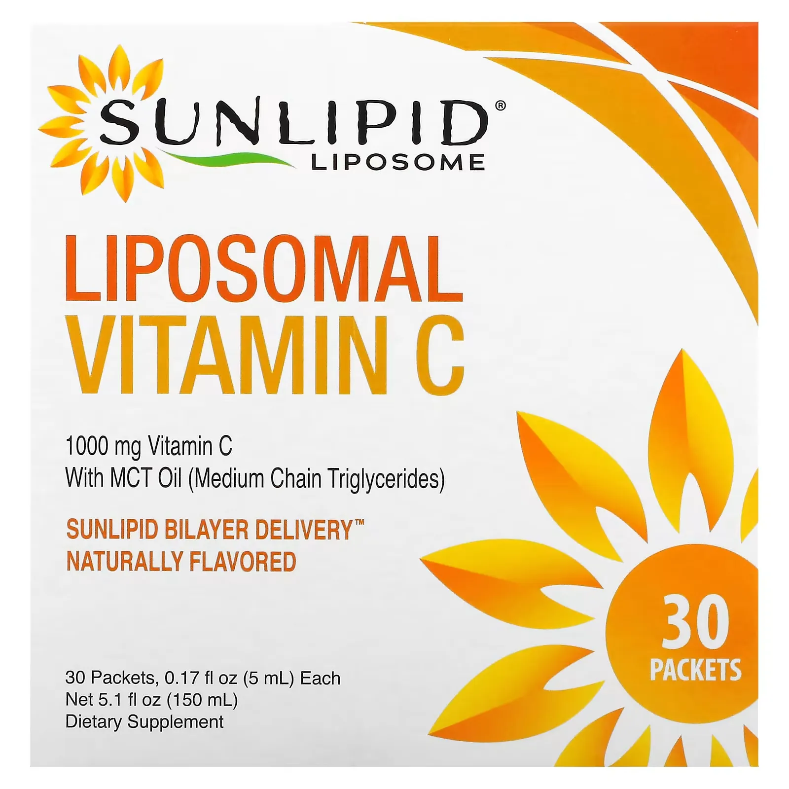 Liposomal Vitamin C, 30 Packets, 0.17 fl oz (5 ml) Each