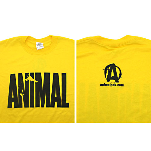 Universal Nutrition Yellow Animal T-Shirt XX-Large