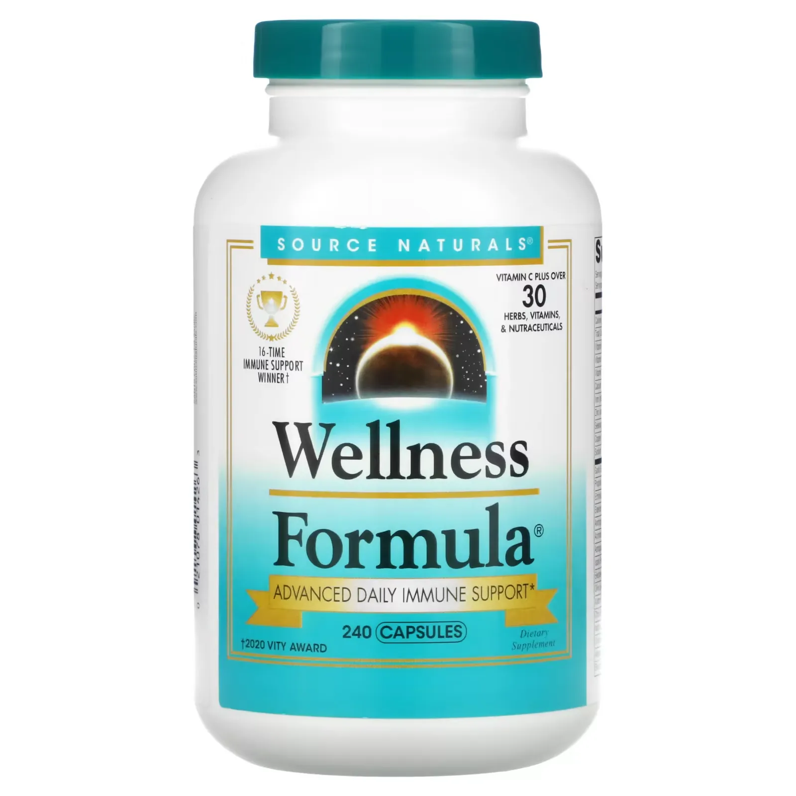 Wellness Formula, Advanced Daily Immune Support, 240 Capsules