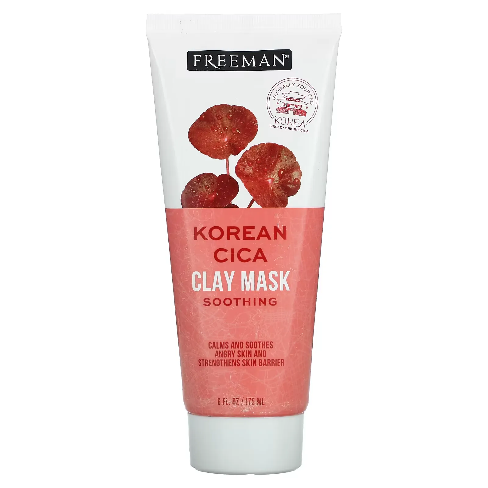 Soothing Korean Cica Clay Beauty Mask, 6 fl oz (175 ml)