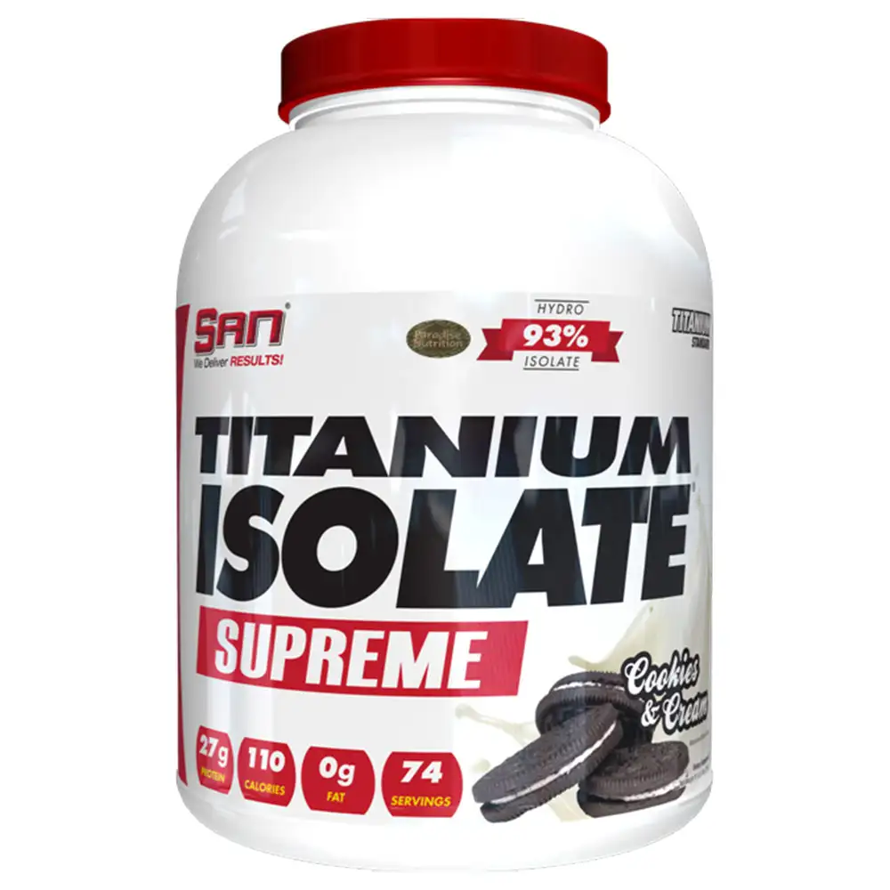 SAN Titanium Isolate Supreme,  5 lb  Cookies & Cream