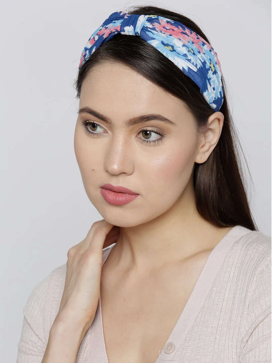 Blueberry Multi Color Floral Printed Hair Band