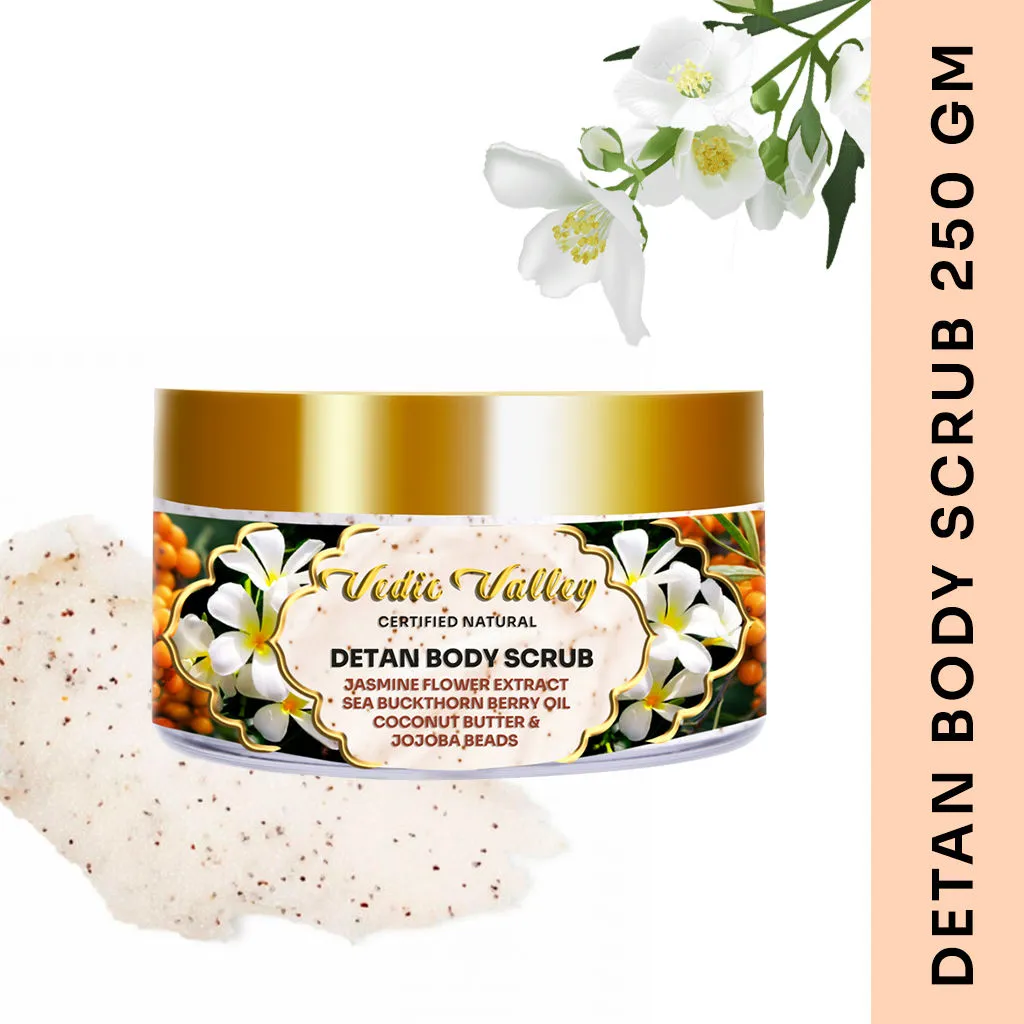 Vedic Valley Jasmine Detan Body Scrub