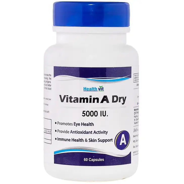 Healthvit Vitamin A Dry (5000 IU),  60 capsules