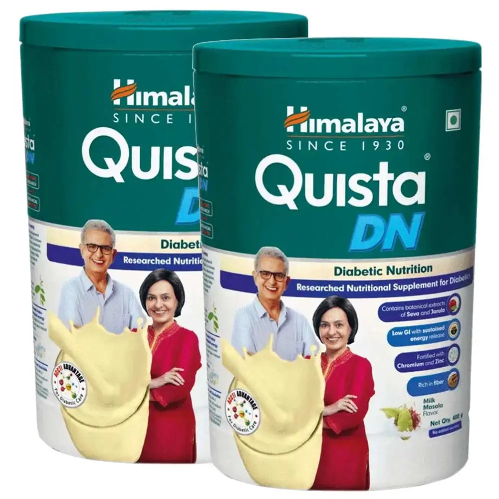 Himalaya Quista DN Diabetic Nutrition - Pack of 2,  0.88 lb  Milk Masala