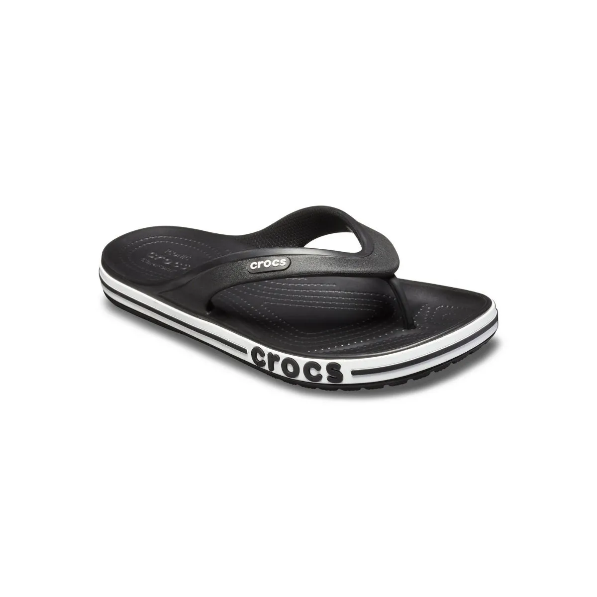 Crocs Black Bayaband Unisex Flipflops (EURO 37-38)