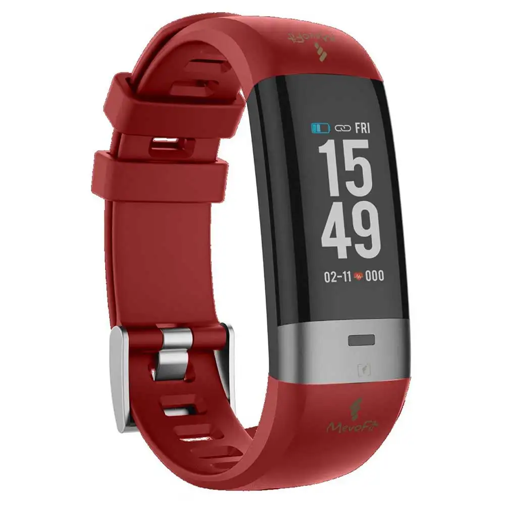 MevoFit Care Fitness Band,  Red