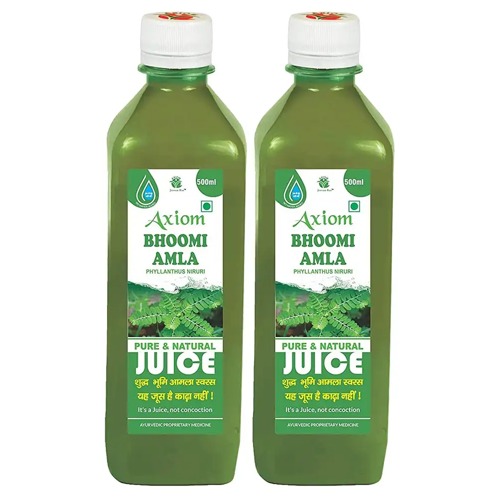 Jeevan Ras Bhoomi Amla Juice,  Unflavoured Pack of 2  0.5 L