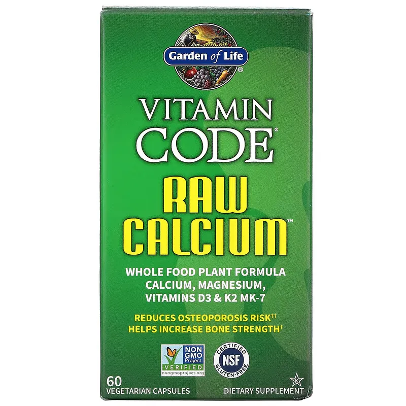 Vitamin Code, RAW Calcium, 60 Vegetarian Capsules