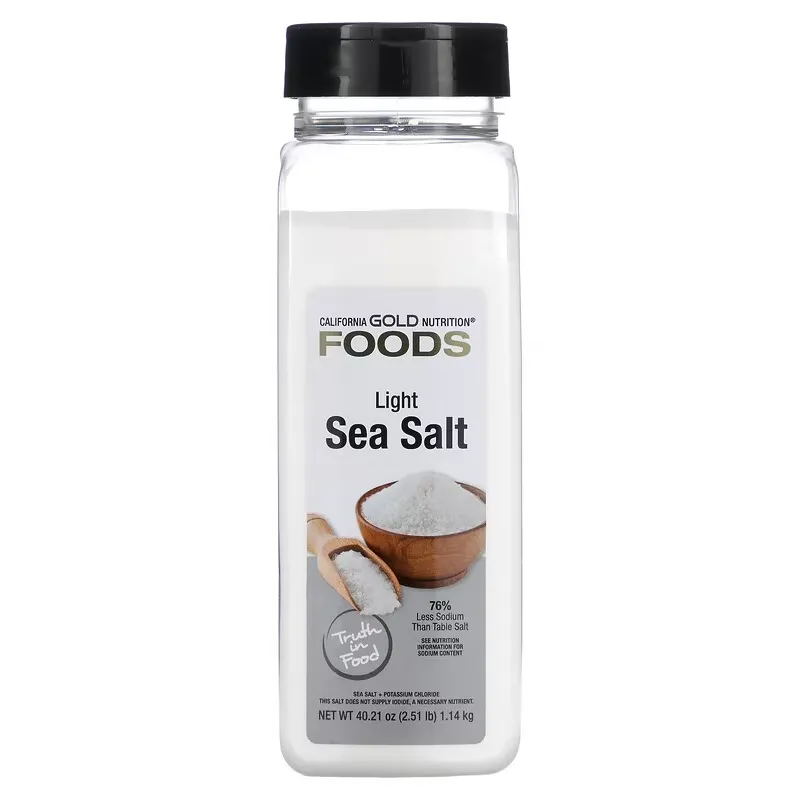 FOODS - Light Sea Salt, 40.21 oz (1.14 kg)