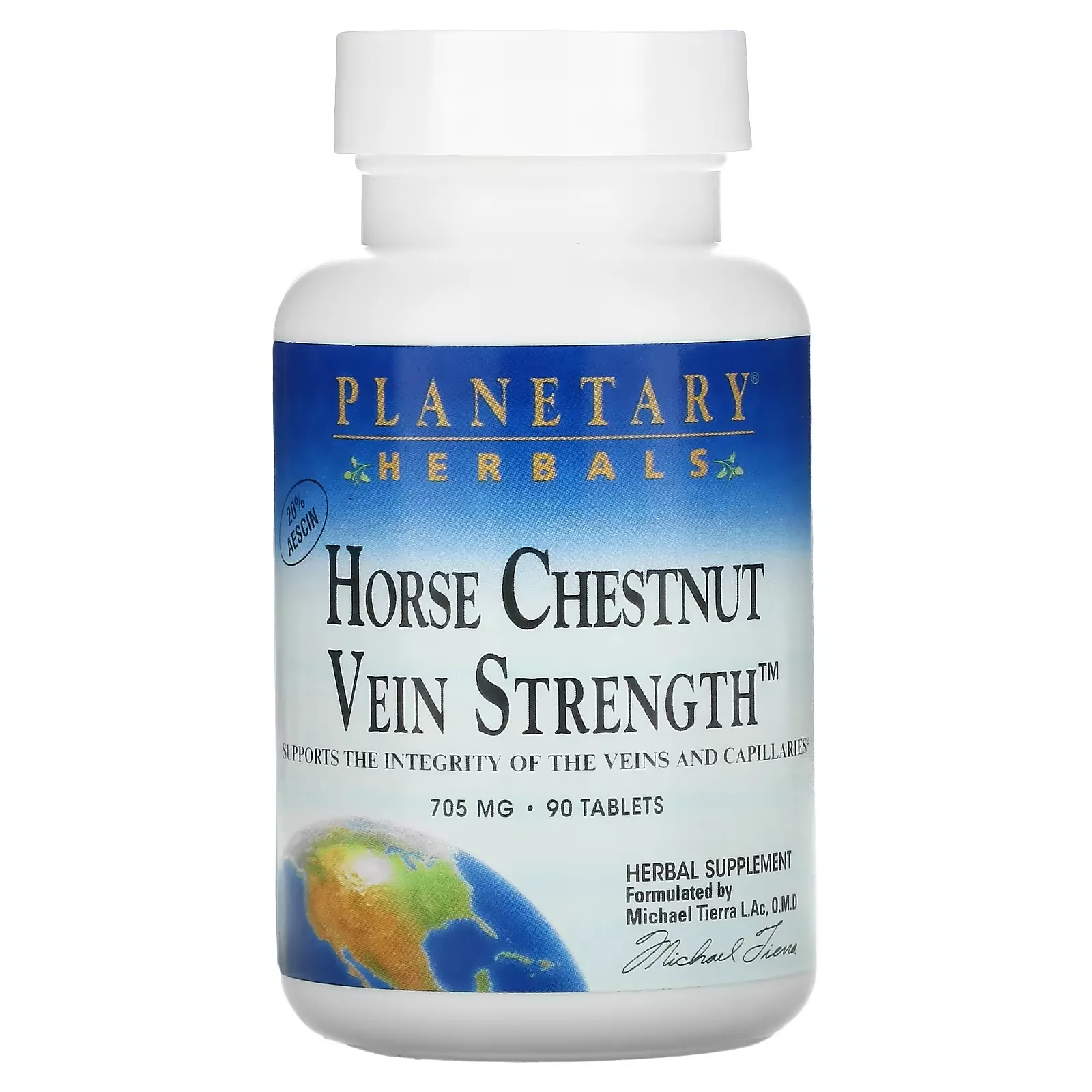 Horse Chestnut Vein Strength, 705 mg, 90 Tablets