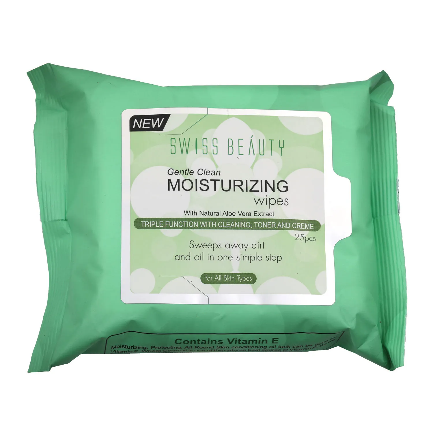 Swiss Beauty Gentle Clean Moisturising Wipes