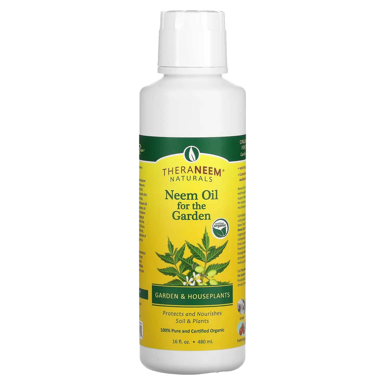 TheraNeem Naturals, Neem Oil for the Garden, Garden and Houseplants, 16 fl oz (480 ml)