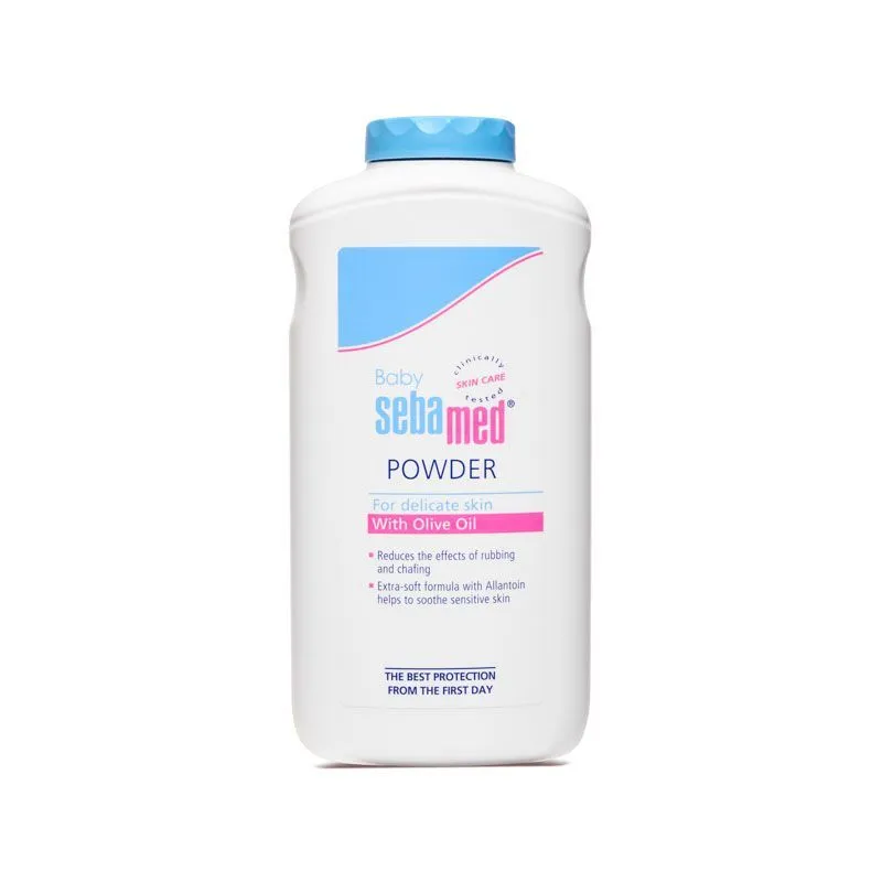 Sebamed Baby Powder, With Olive Oil And Allantoin, For Delicate Skin