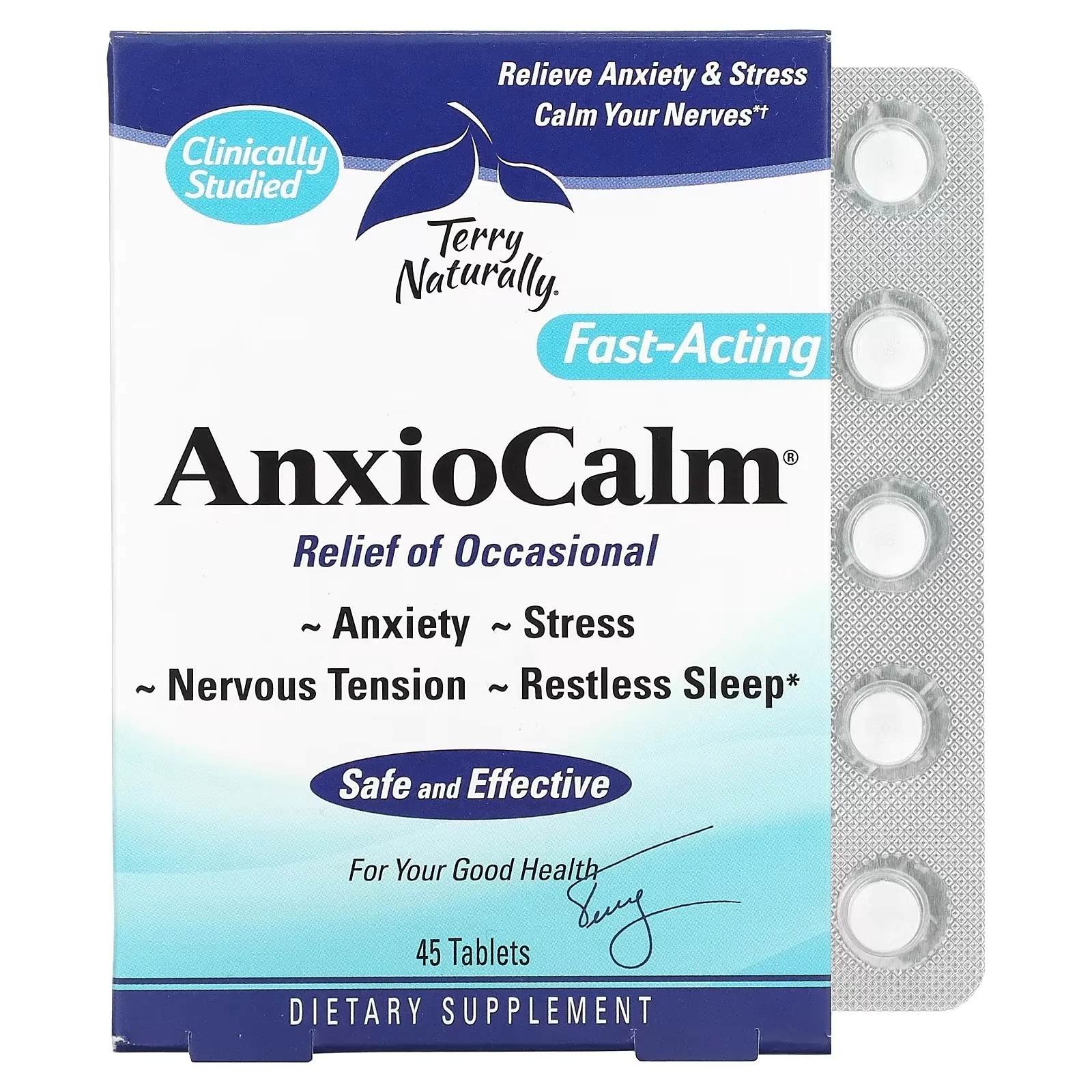 AnxioCalm, 45 Tablets