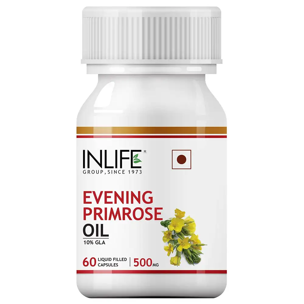 INLIFE Evening Primrose Oil,  60 capsules