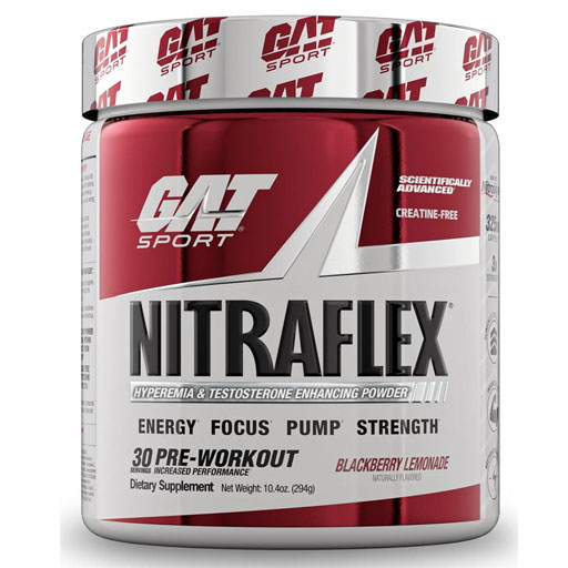 GAT Nitraflex w/ Nitrosigine - Blackberry Lemonade - 30 Servings