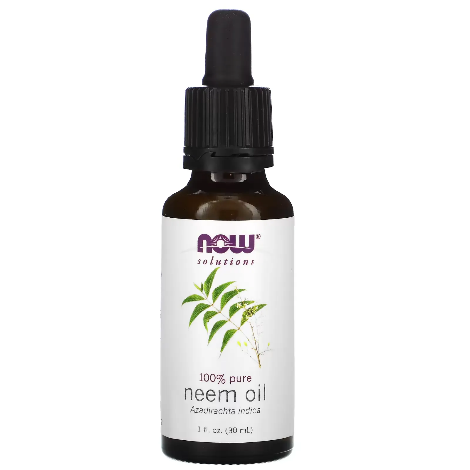 Solutions, 100% Pure Neem Oil, 1 fl oz (30 ml)