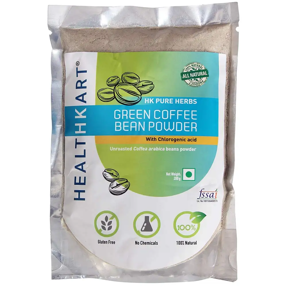 Healt Green Coffee Bean Powder OP old,  0.2 kg