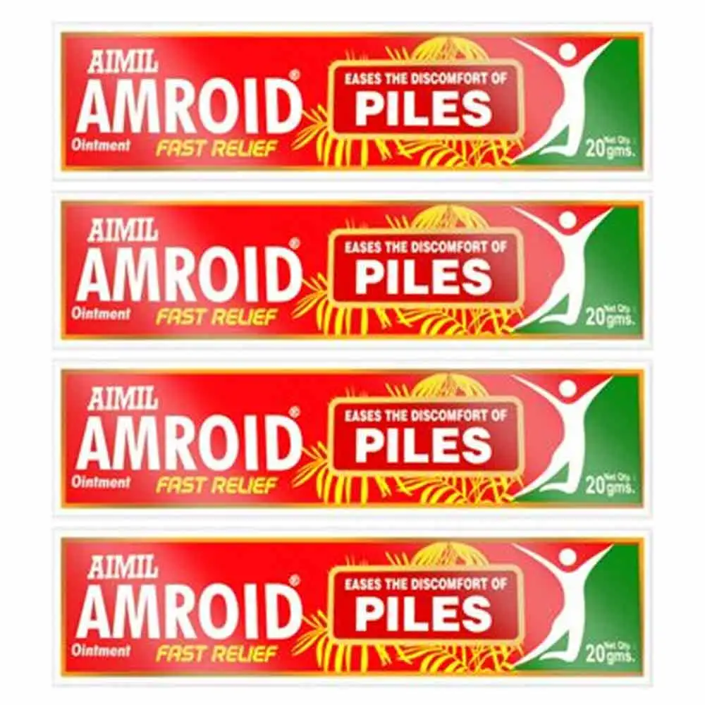 Aimil Amroid Ointment (Pack of 4),  20 g