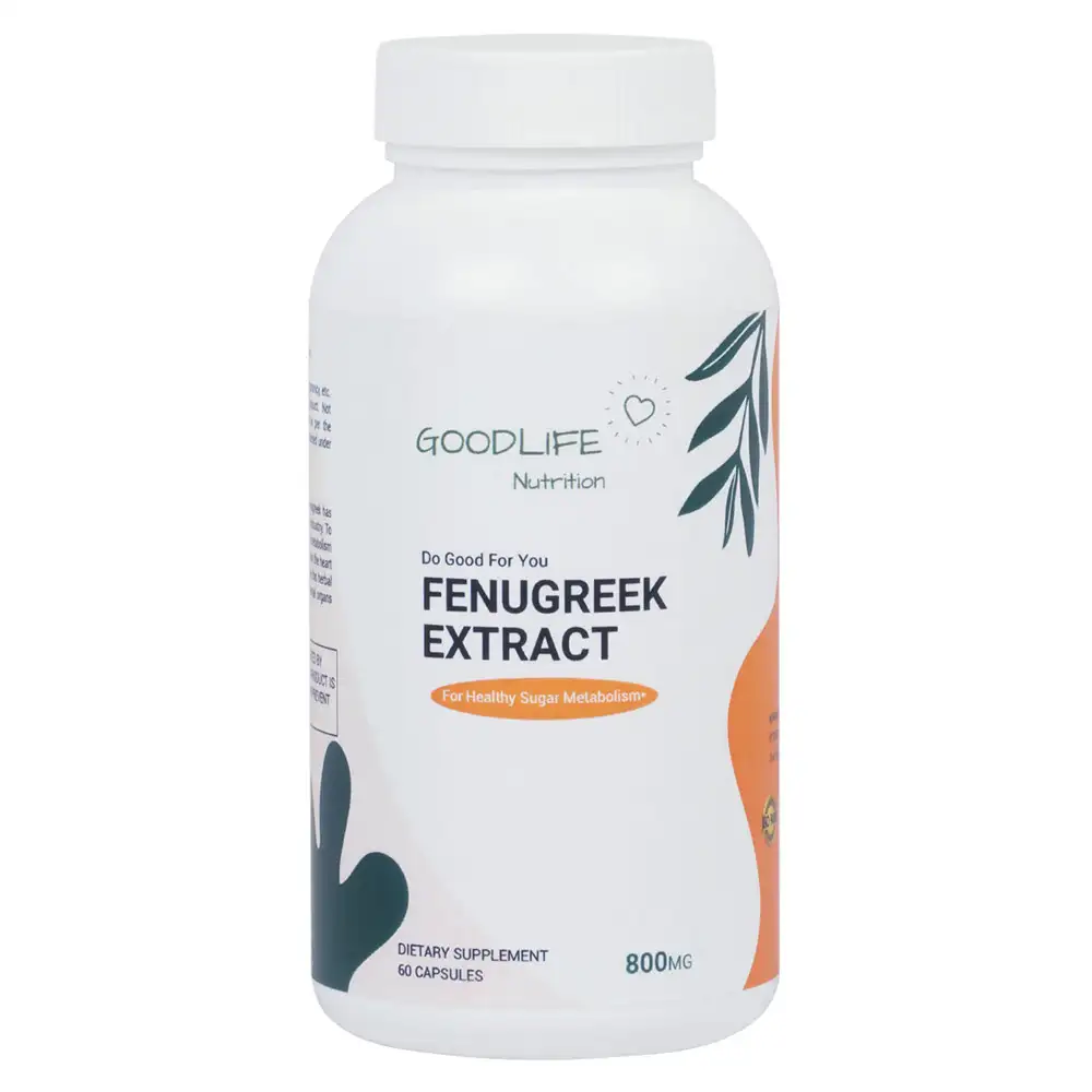 Goodlife Nutrition Fenugreek Extract 800 mg,  60 capsules