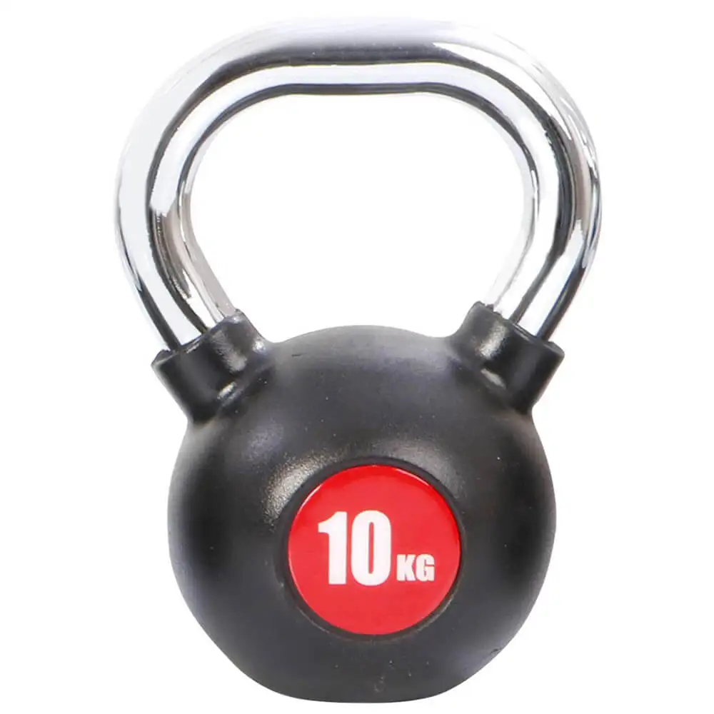 Fitsy Chrome Kettlebell,  Black  10 kg