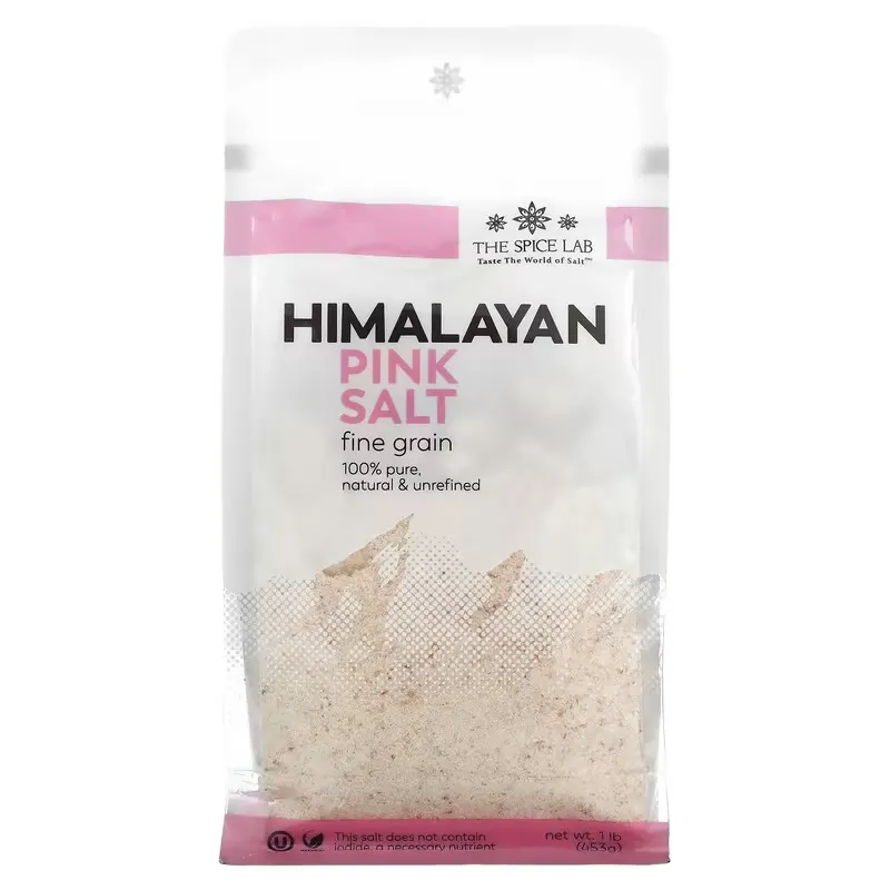 Himalayan Pink Salt, Fine Grain, 1 lb (453 g)