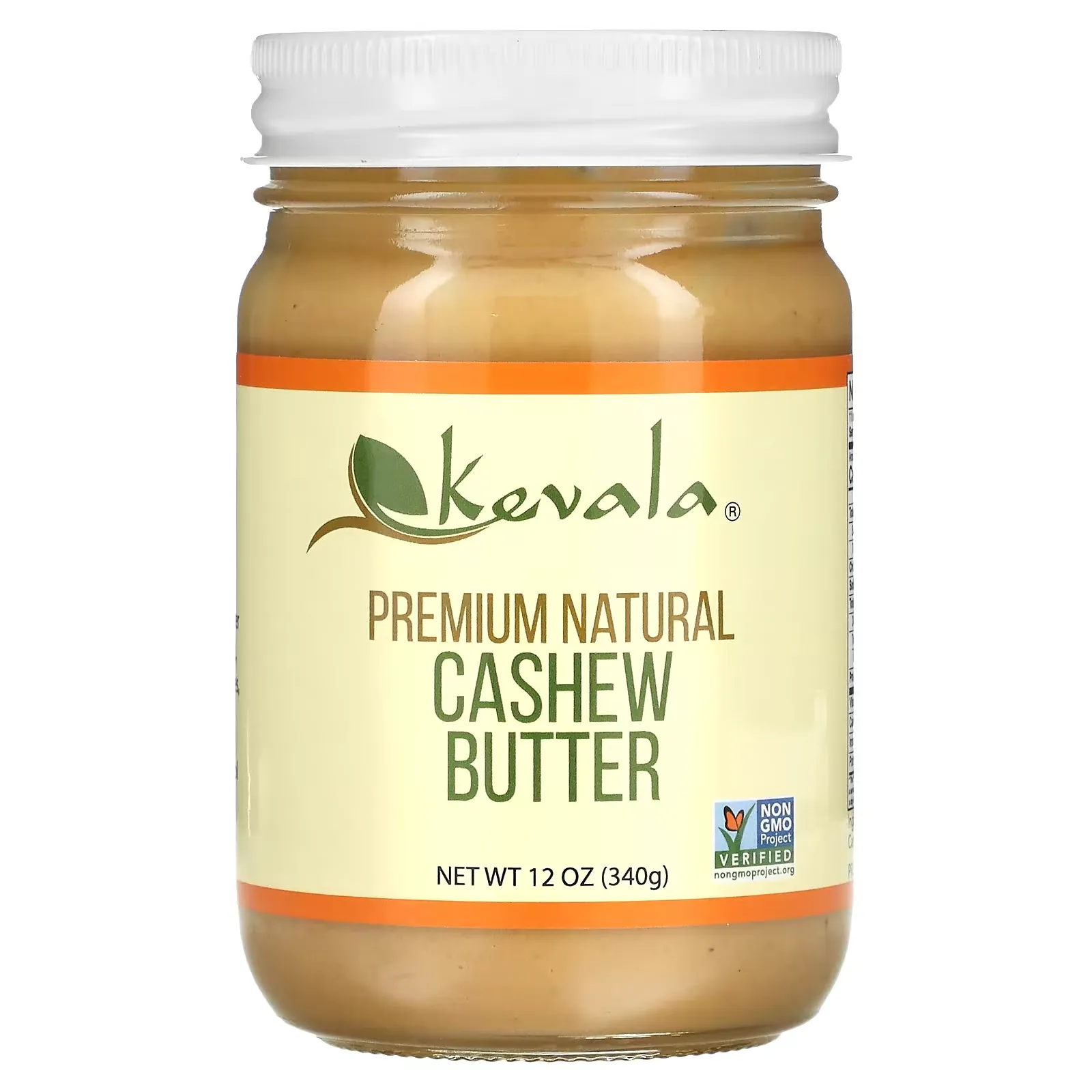 Premium Natural Cashew Butter, 12 oz (340 g)