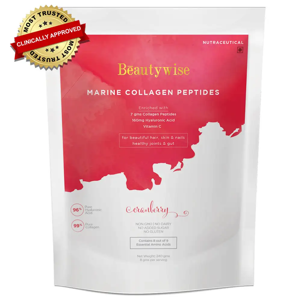 Beautywise Marine Collagen Peptides,  0.240 kg  Cranberry