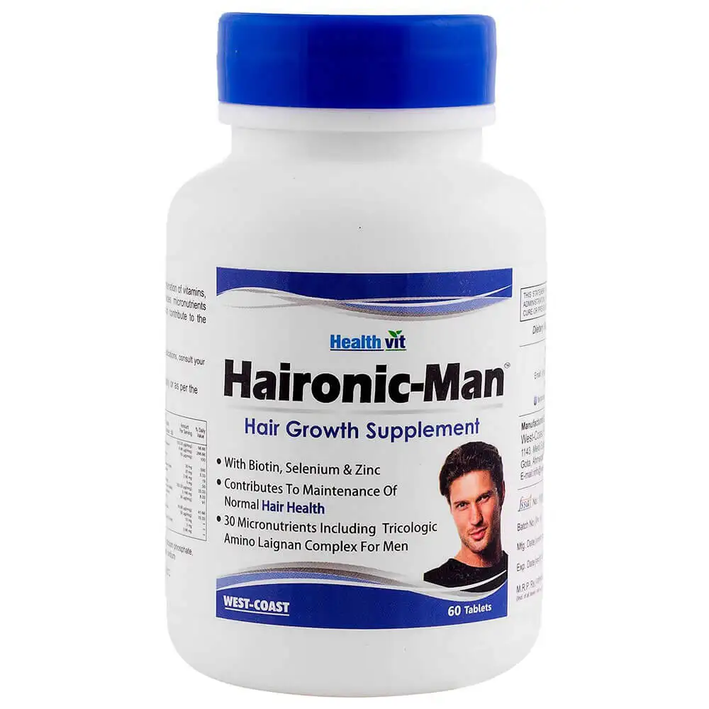 Healthvit Haironic-Man,  60 tablet(s)  Unflavoured