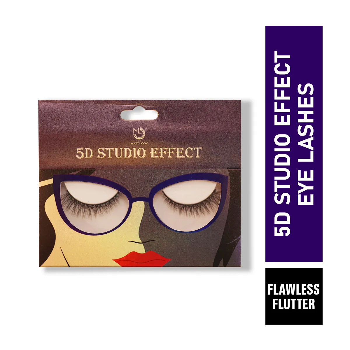 Matt look 5D Studio Effect Eyelashes Collection - Flawless Flutter