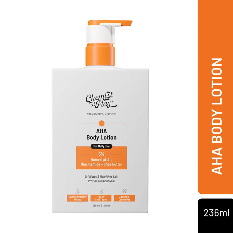 Chemist At Play AHA Body Lotion For Daily Use