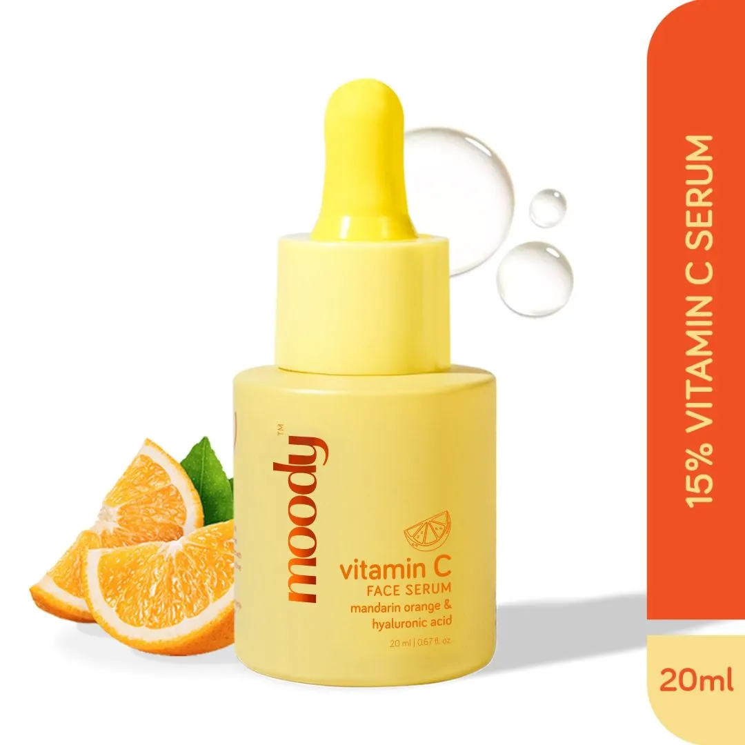 Moody Vitamin C Face Serum With Mandarin Orange & Hyaluronic Acid