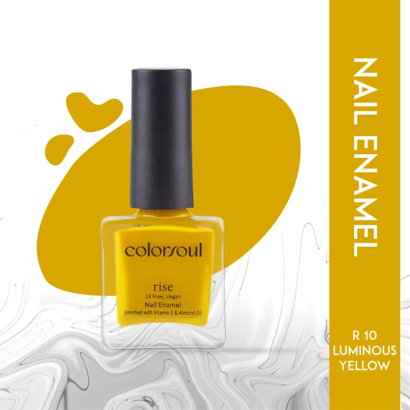 ColorSoul Rise Nail Enamel - Luminous Yellow