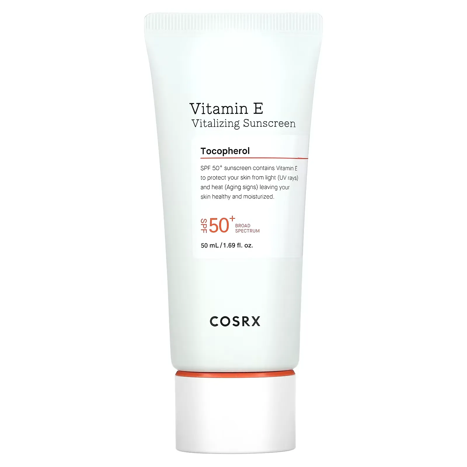 Vitamin E, Vitalizing Sunscreen, SPF 50+, 1.69 fl oz (50 ml)