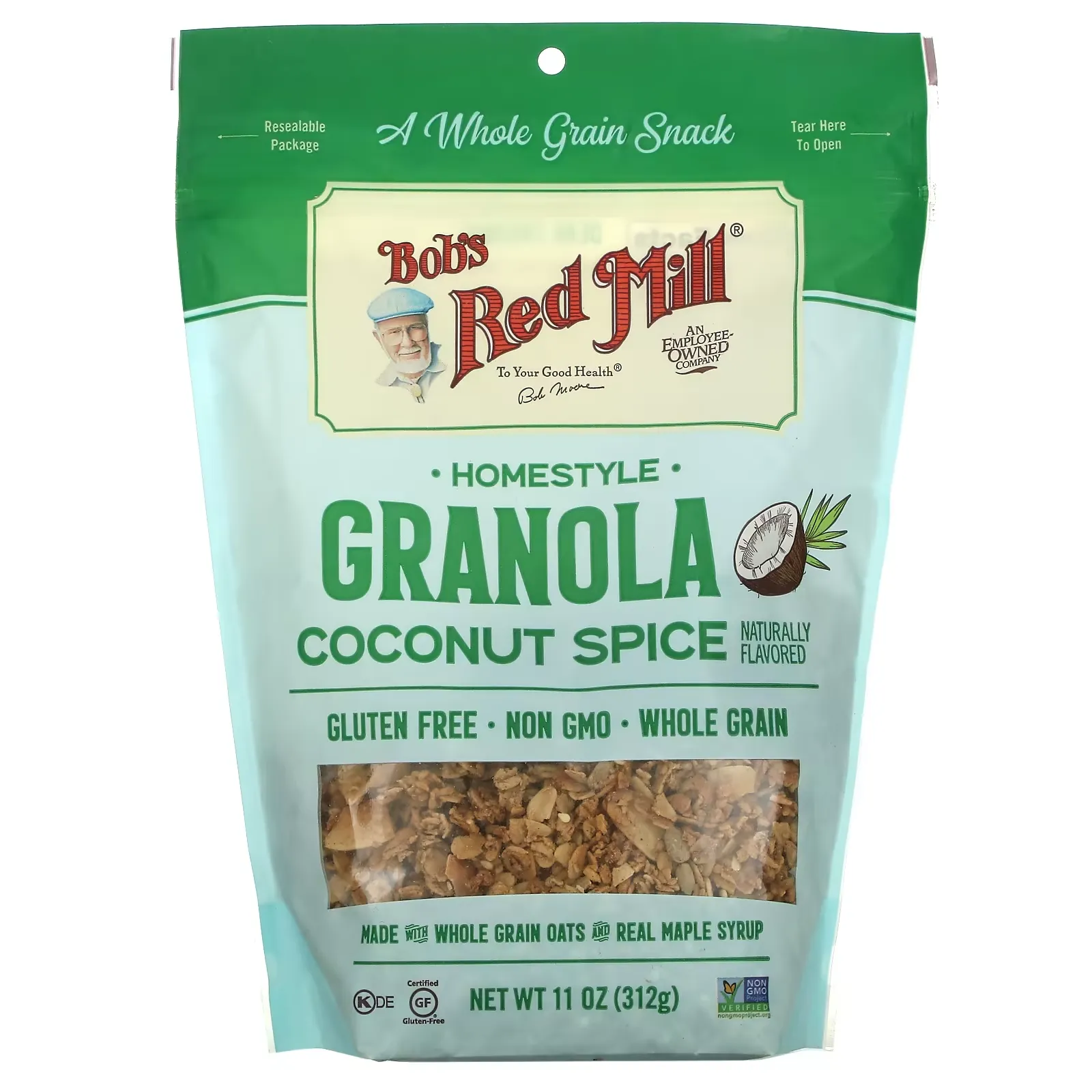 Pan-Baked Granola, Coconut Spice, 11 oz (312 g)