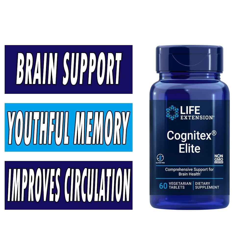 Life Extension Cognitex Elite - 60 Veg Tabs