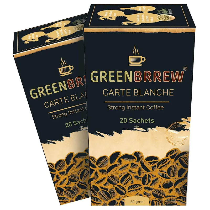 Greenbrrew Decaffeinated & Unroasted Strong Green Coffee (Pack Of 2)