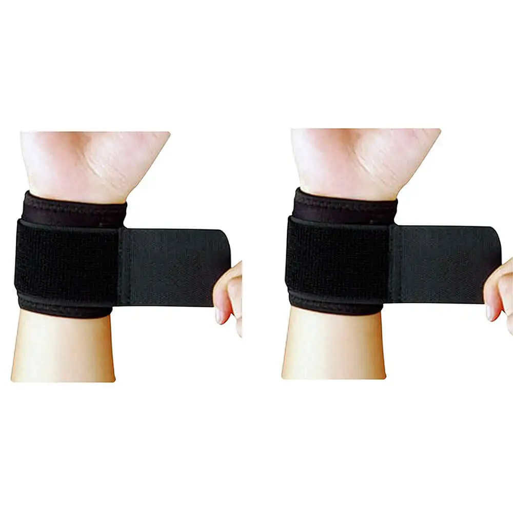 B Fit USA Wrist Support (326),  Black  Free Size