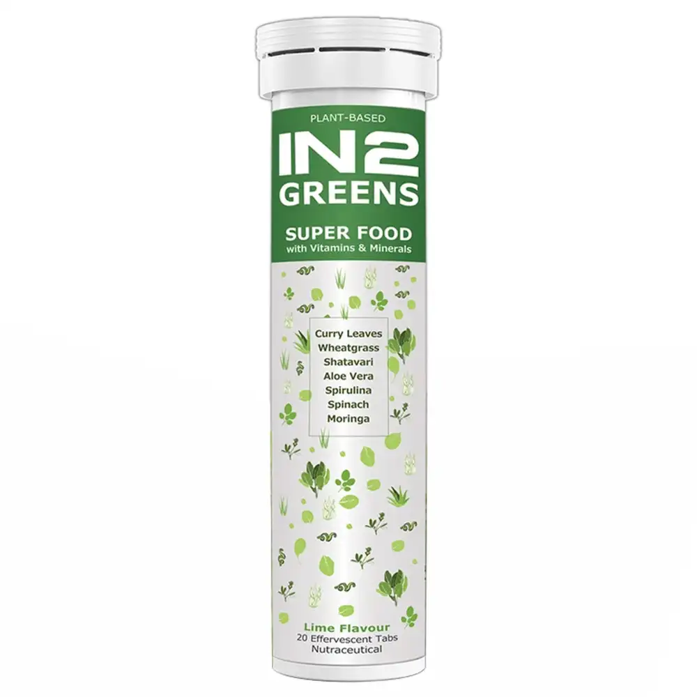 IN2 Greens Super Food,  20 tablet(s)  Lime