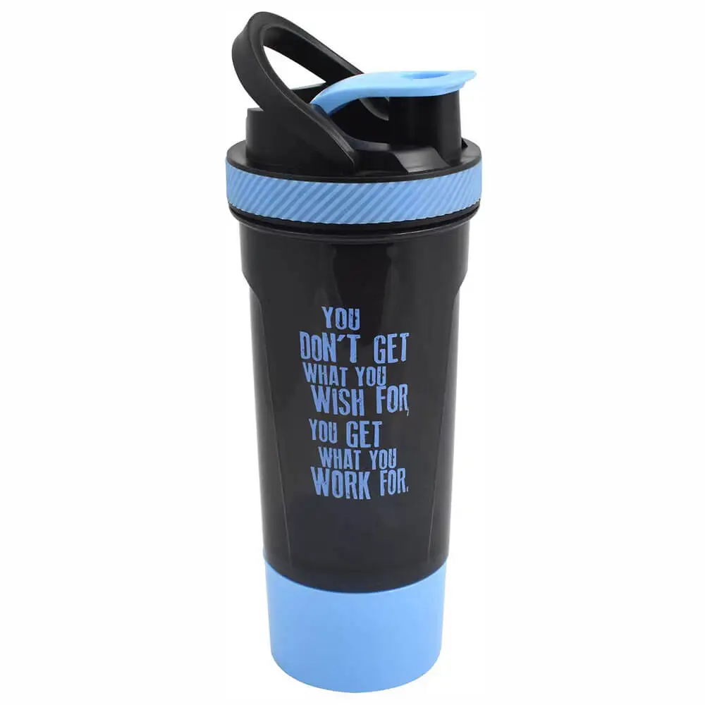 Greenbee Protein Shaker,  Black Blue Cap  700 ml