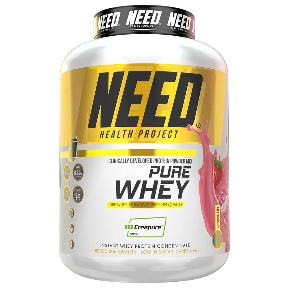 NEED Pure Whey,  5 lb  Strawberry Cake