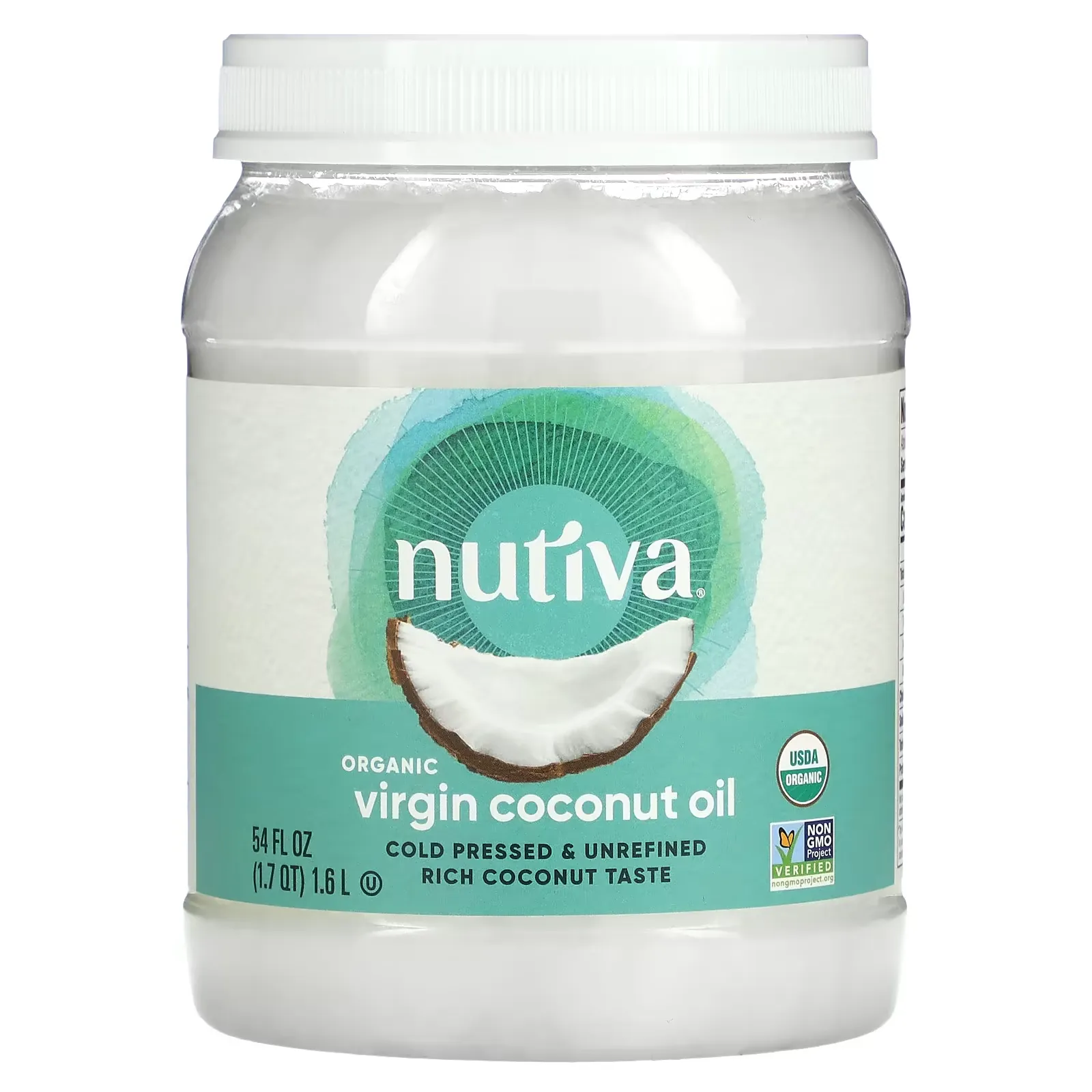 Organic Virgin Coconut Oil, 54 fl oz (1.6 l)