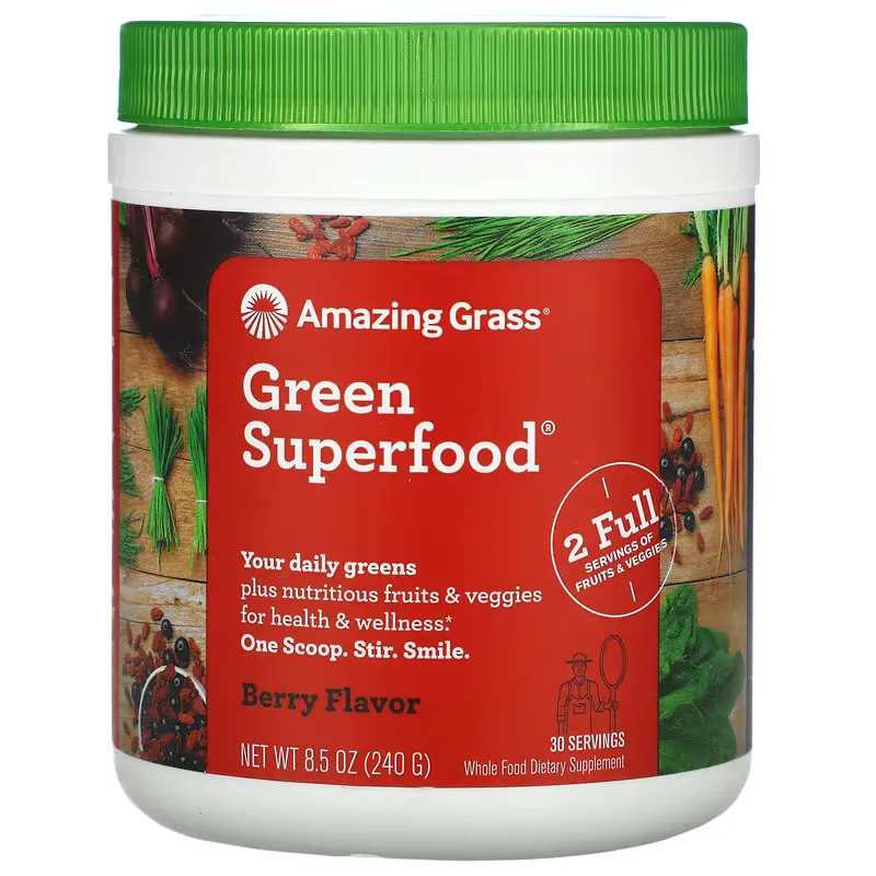 Green Superfood, Berry, 8.5 oz (240 g)