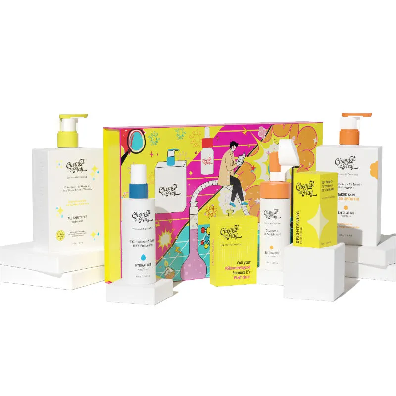 Chemist At Play Gift Box For A Smooth And Exfoliated Face And Body