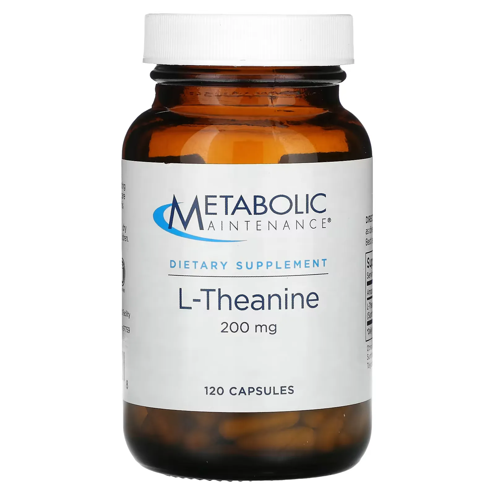 L-Theanine, 200 mg, 120 Capsules