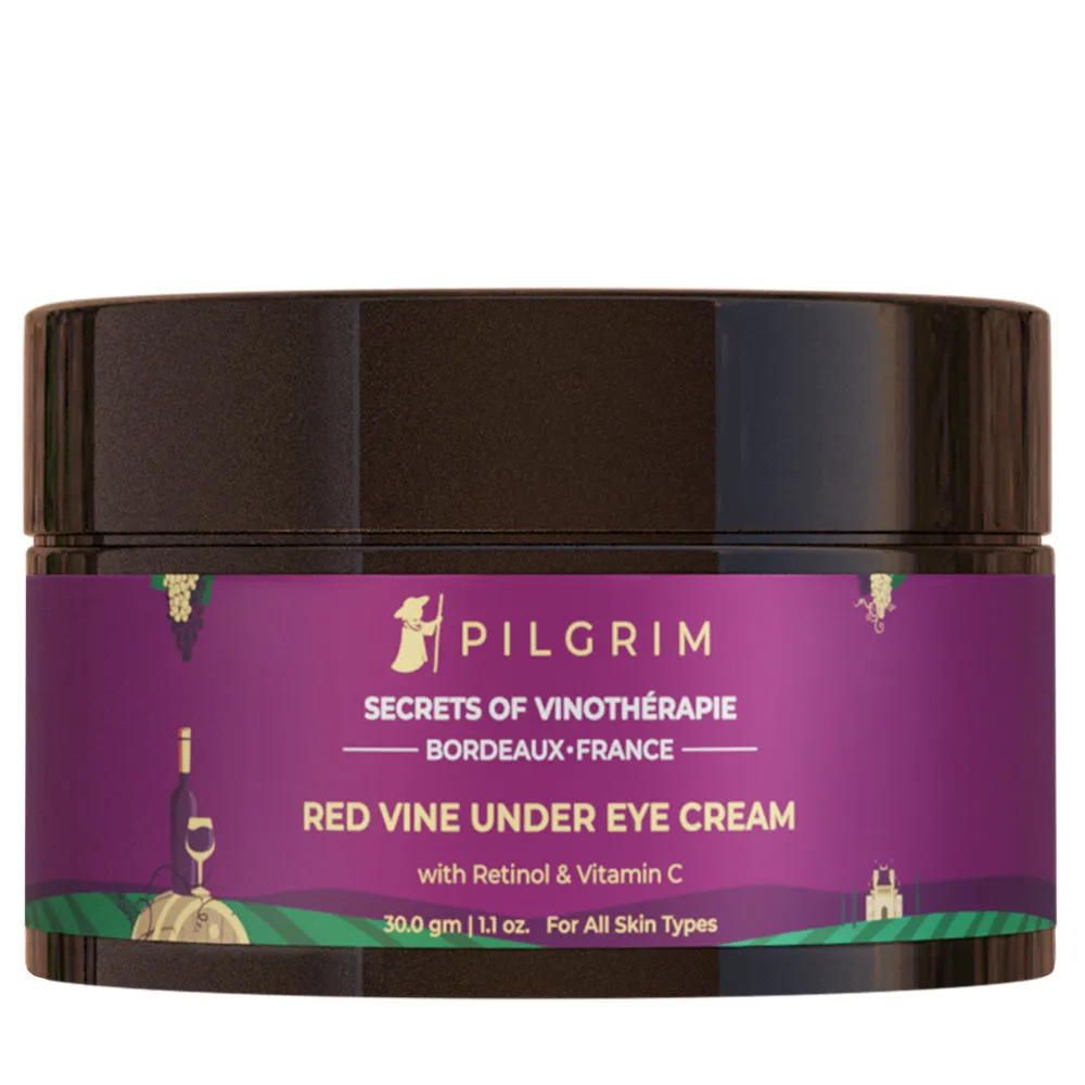 Pilgrim Red Vine Under Eye Cream with Retinol & Vitamin C