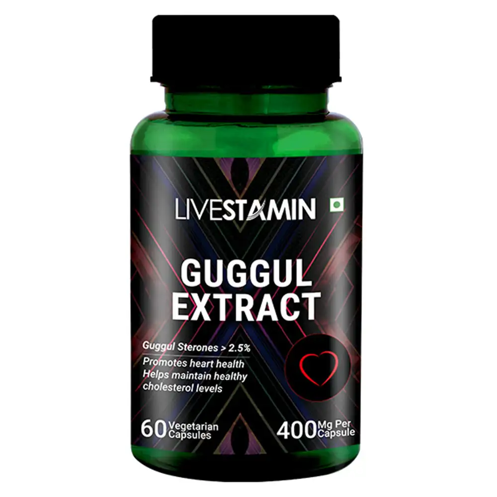 Livestamin Guggul Extract,  60 veggie capsule(s)