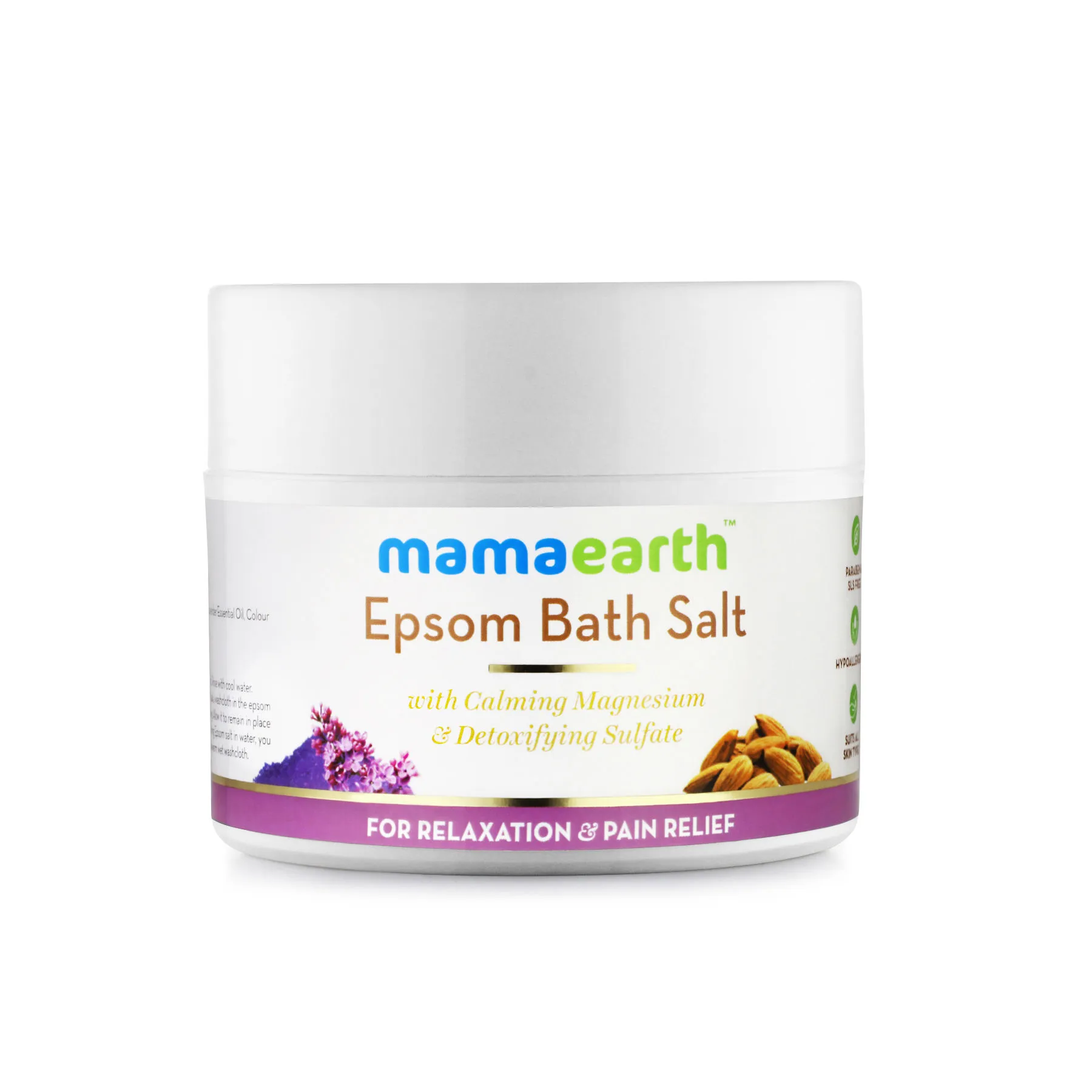 Mamaearth Epsom Bath Salt With Calming Magnesium & Detoxifying Sulphate