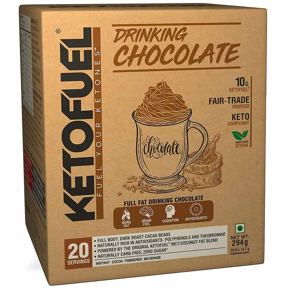 Ketofuel Drinking Chocolate,  294 g  Chocolate